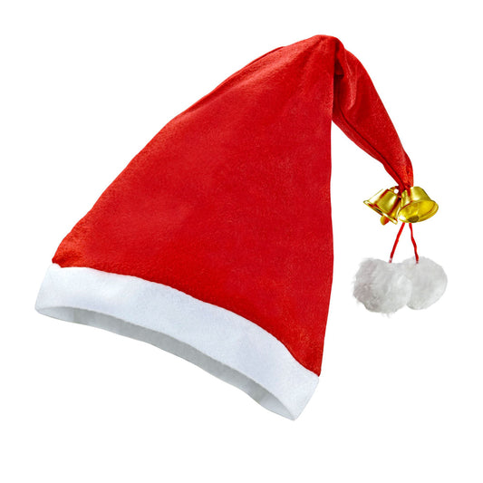 "WEIHNACHTSMANNMÜTZE MIT GLÖCKCHEN" – Vorderansicht