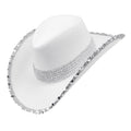 "WEISSER COWGIRL PARTYHUT" – Vorderansicht