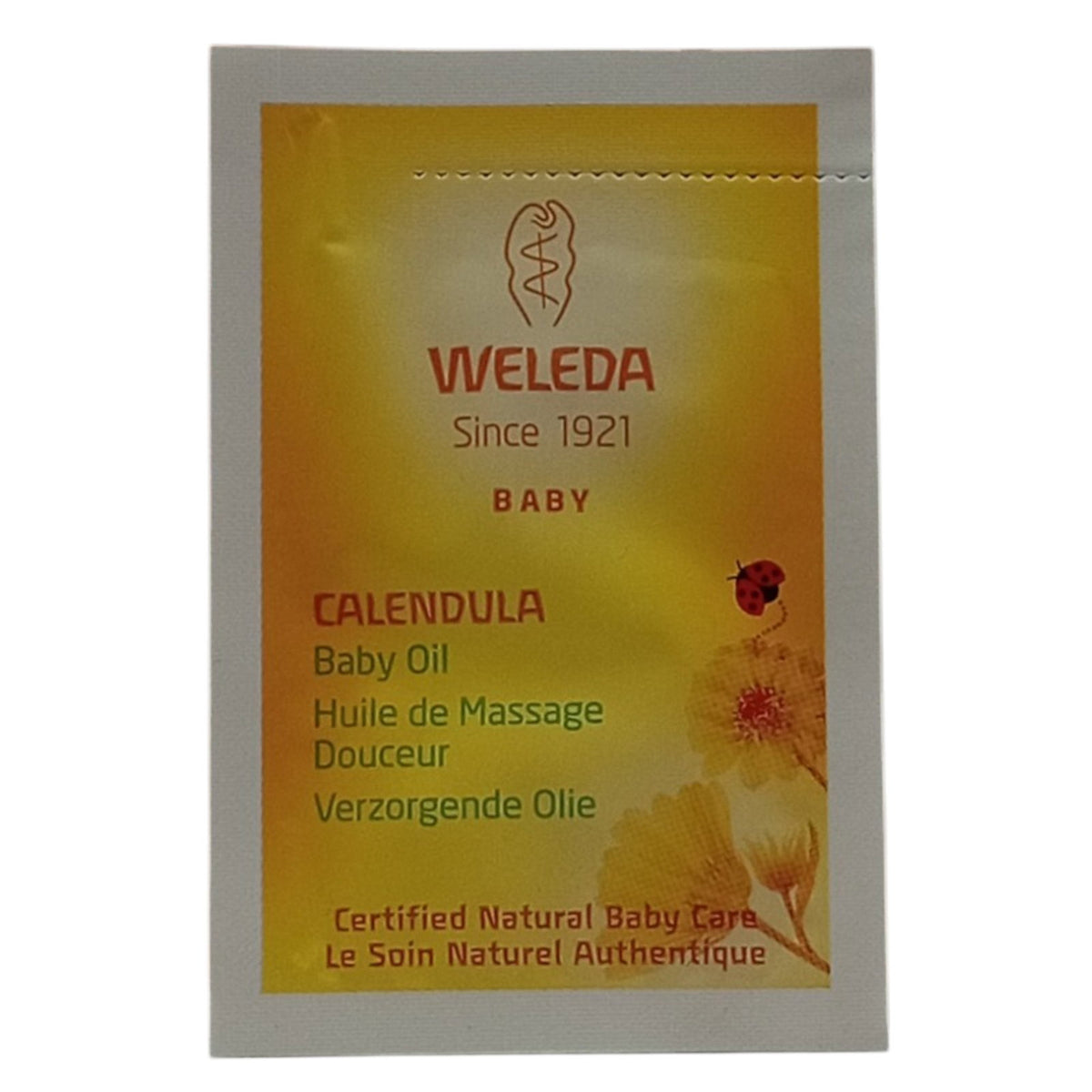 Weleda, Baby, Ringelblume, Feuchtigkeitsspendend & reparierend, Ringelblume, Körperöl, Tag, 2 ml *Muster