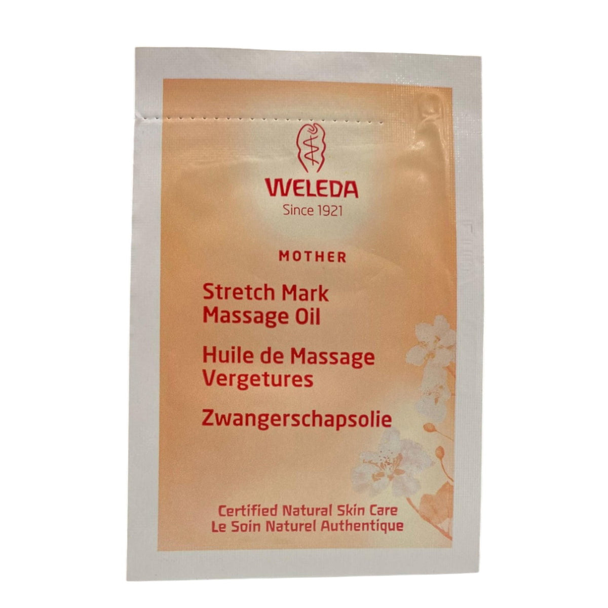 Weleda, Mama, Gegen Dehnungsstreifen, Massageöl, Mandel-Extrakt, 2 ml *Muster