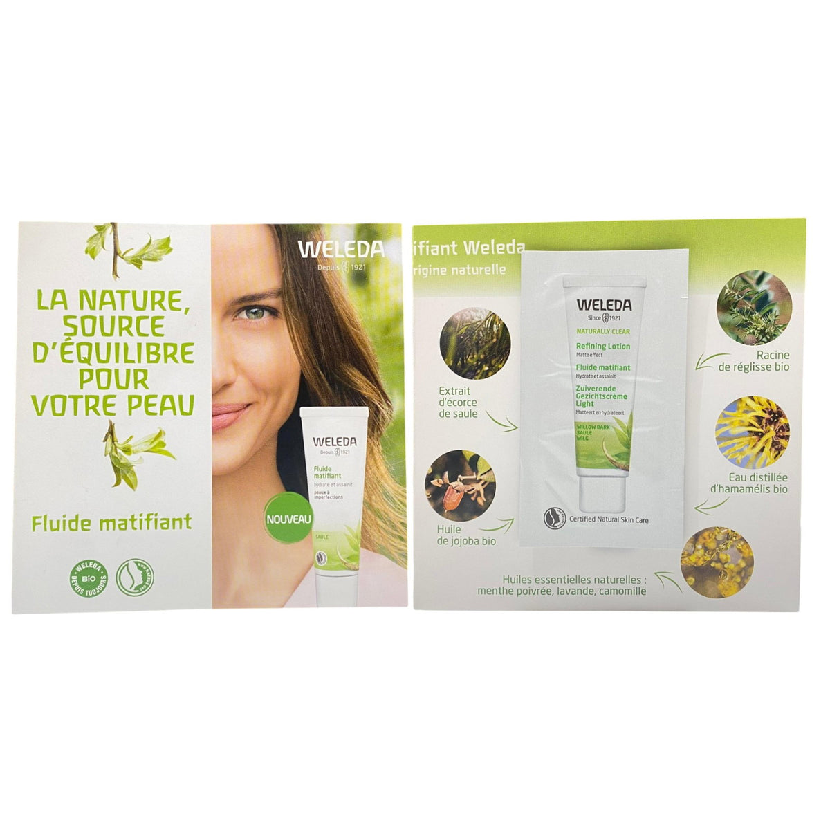 Weleda, Naturaly Clear, Raffination, Lotion, Für das Gesicht, 1.5 ml *Muster