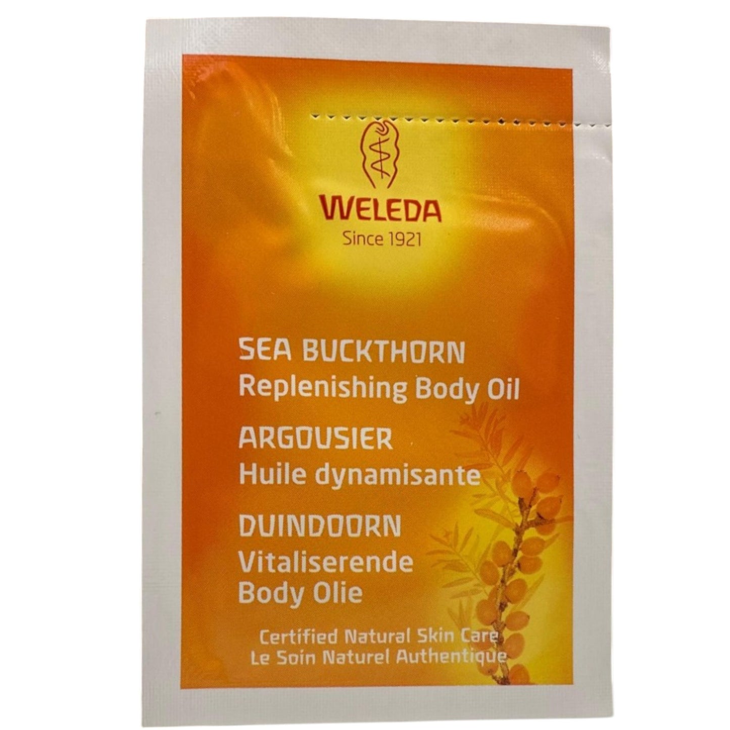 Weleda Weleda, Sea Buckthorn, Auffüllen, Körperöl, Für Körper, Gesicht & Augen, 2 ml *Muster Sample