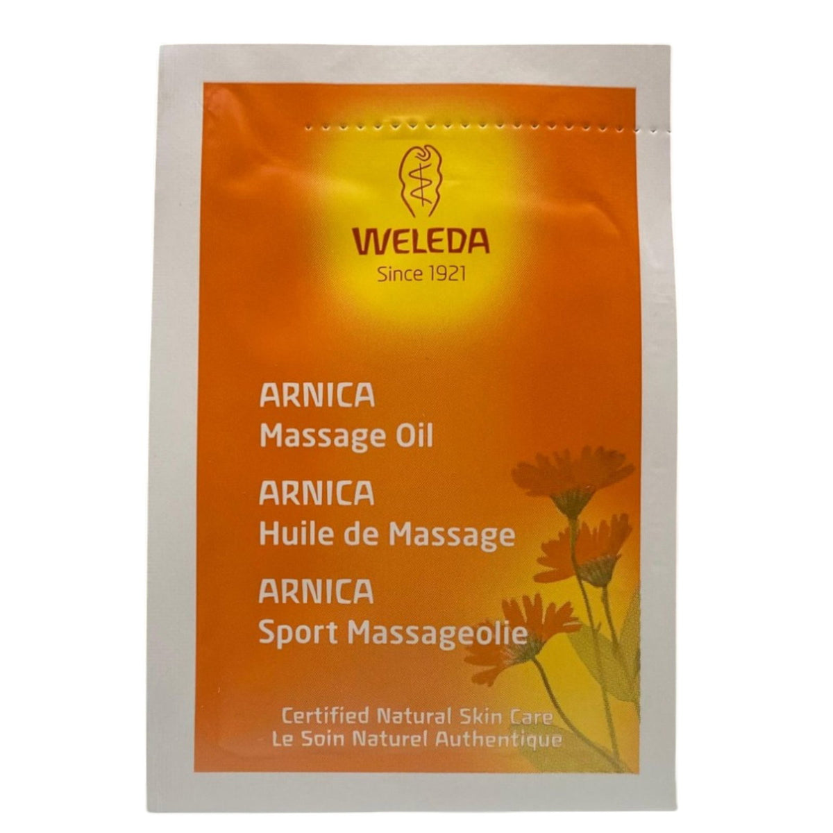 Weleda, Weleda, Arnika, Erholung, Massageöl, Mandel-Extrakt, 2 ml *Muster