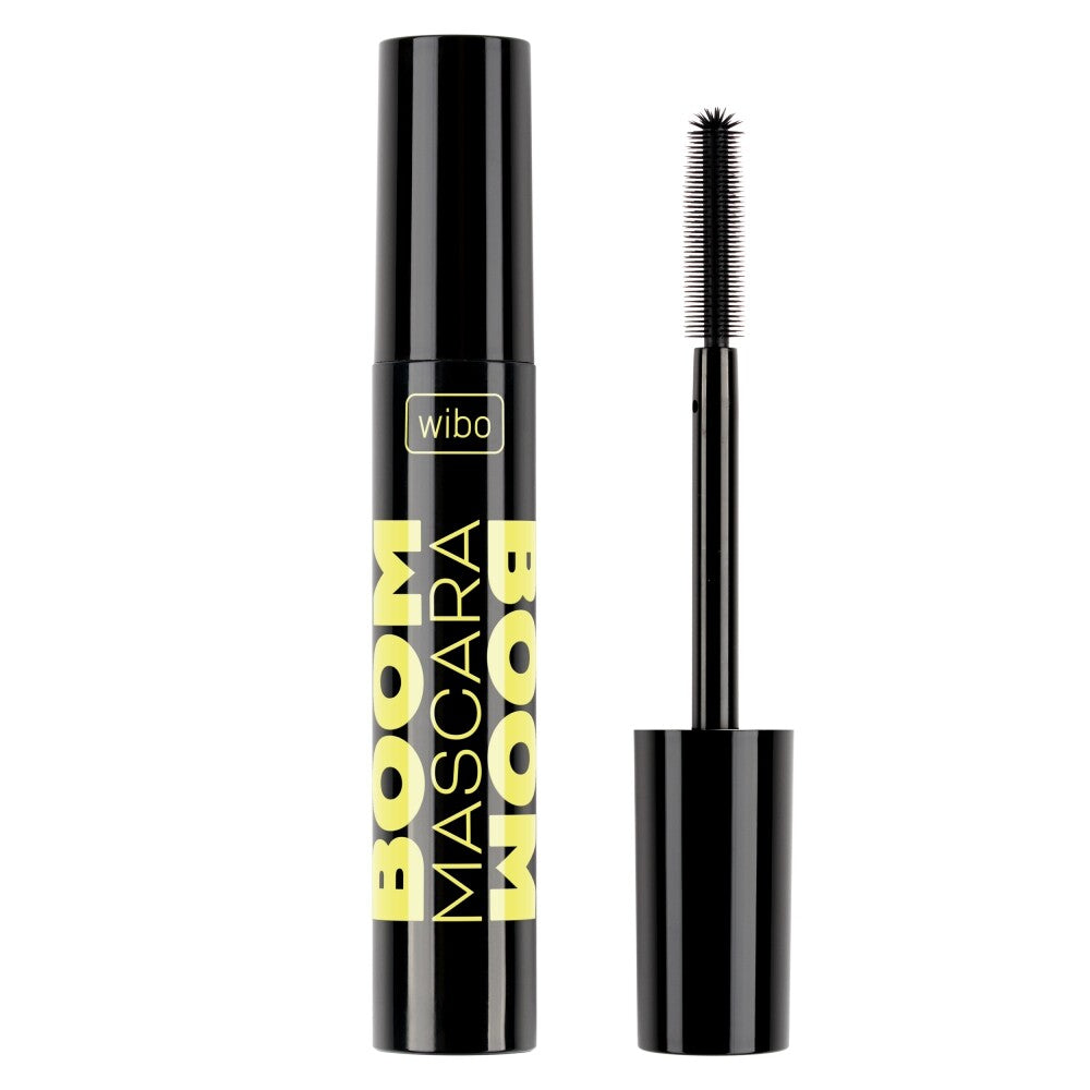 Wibo, Boom Boom, Volumen, Wimperntusche, Schwarz, 11 ml