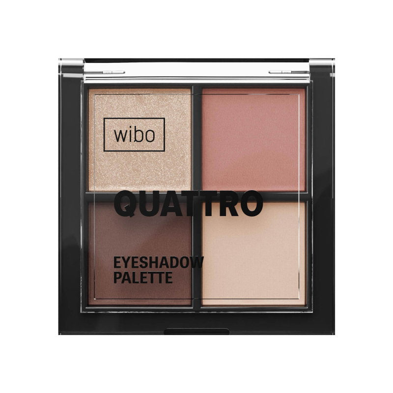 Wibo, Quattro, Lidschattenpalette, 01, 4 Schattierungen, 6 g