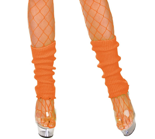Wicked Costumes Neon Orange Beinstulpen – sichtbare Leg Warmers - Fasnacht24.ch