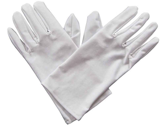 Wicked Costumes Herren Handschuhe Klassisch Kurz Weiss Atmosphaerenbild
