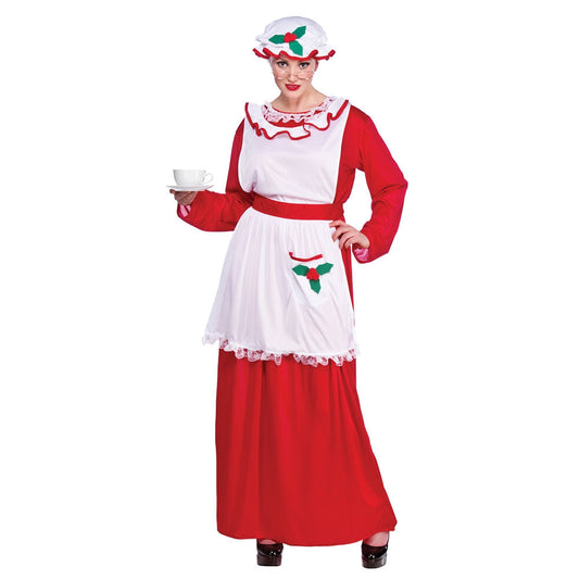 Wicked Costumes Mrs. Santa Claus Weihnachtskostüm – Rotes Kleid - Fasnacht24.ch