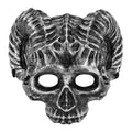 "WIDDER TOTENKOPMASKE AUS HARDPLASTIK" – Vorderansicht