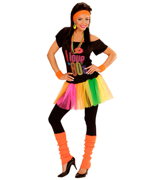 Neon orange Beinstulpen aus weichem Strick für Damen, ideal für Wärme und Komfort.