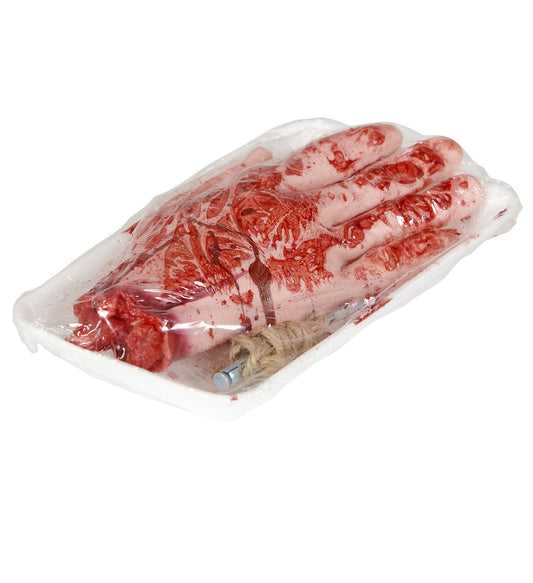 Widmann Blutige Abgehackte Hand – Realistische Halloween Deko - Fasnacht24.ch