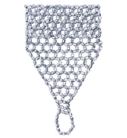 "DIANETTEN-ARMBAND MIT PERLEN" silber – Vorderansicht