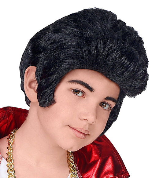 Widmann Elvis King of Rock Perücke für Kinder – Leicht & Bequem - Fasnacht24.ch