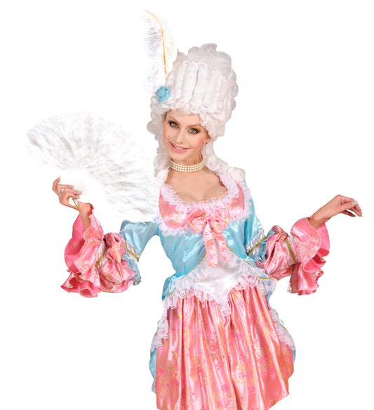 Federfächer Weiß – Handgefertigter Eleganter Widmann Accessoire - Fasnacht24.ch