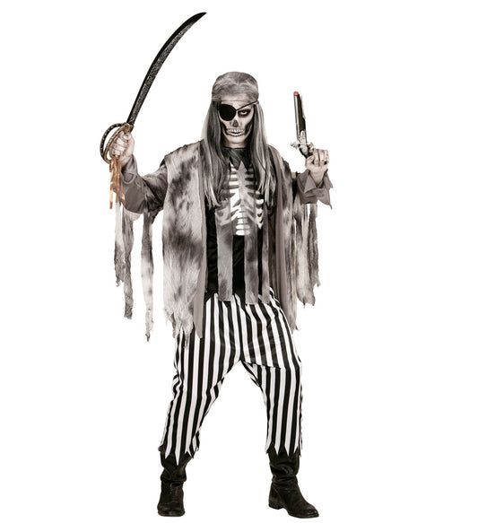 Widmann Geister Piratenkostüm Herren – 5-teiliges Halloween Kostüm Set - Fasnacht24.ch