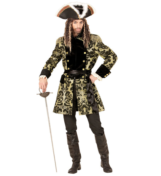 Widmann Goldener Jacquard Parademantel Herren – 100% Polyester Paradefrack - Fasnacht24.ch