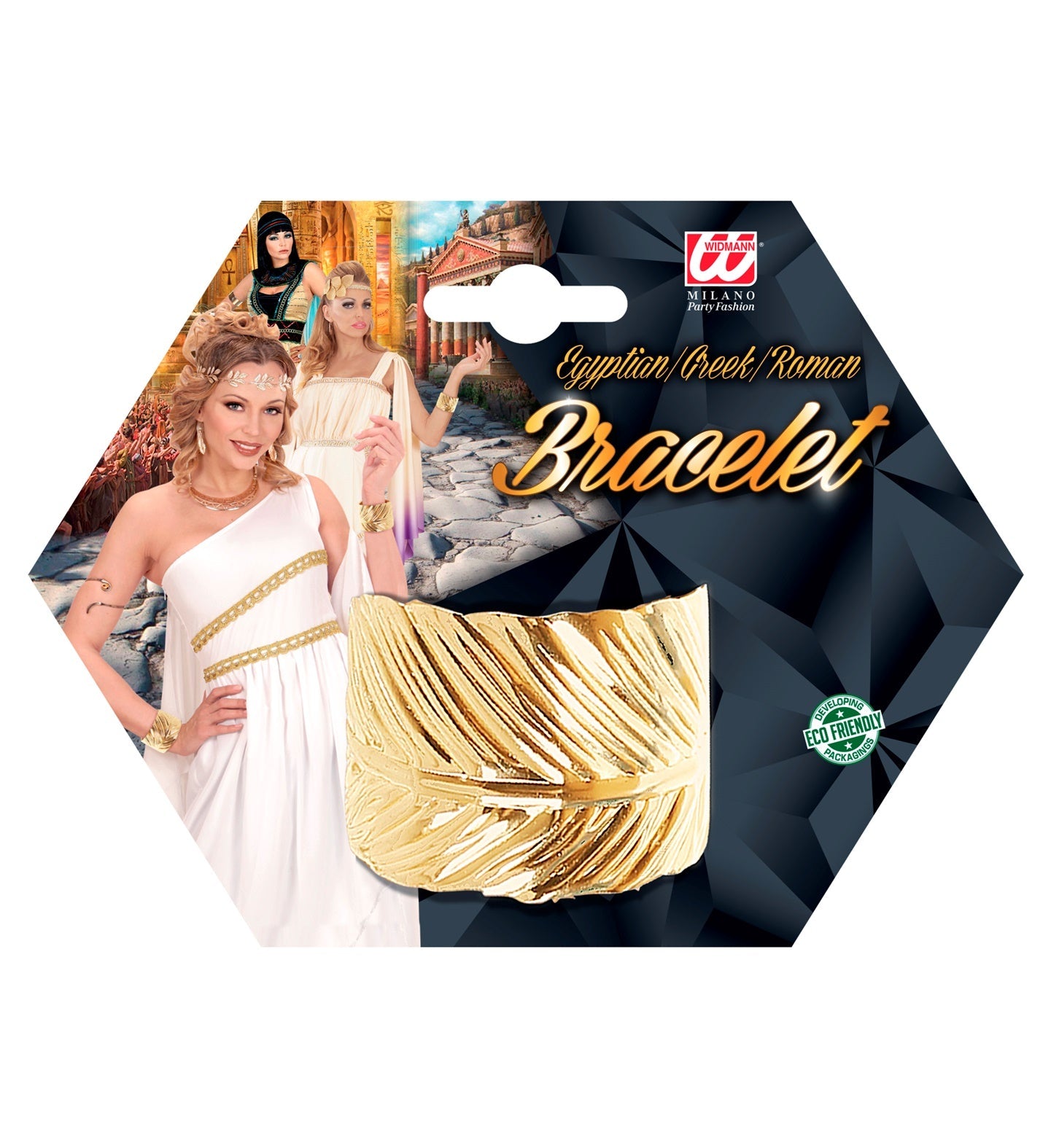 Goldfarbenes Armband aus Messing mit Blattdesign und verstellbarem Karabinerverschluss.