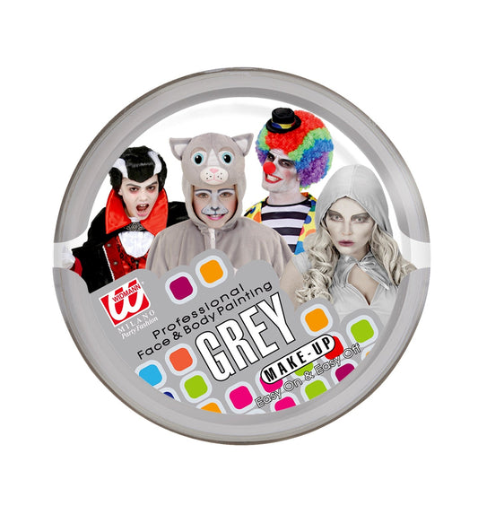 Gesicht- und Körpermakeup – Widmann Grau 25g, Schminkcreme - Fasnacht24.ch