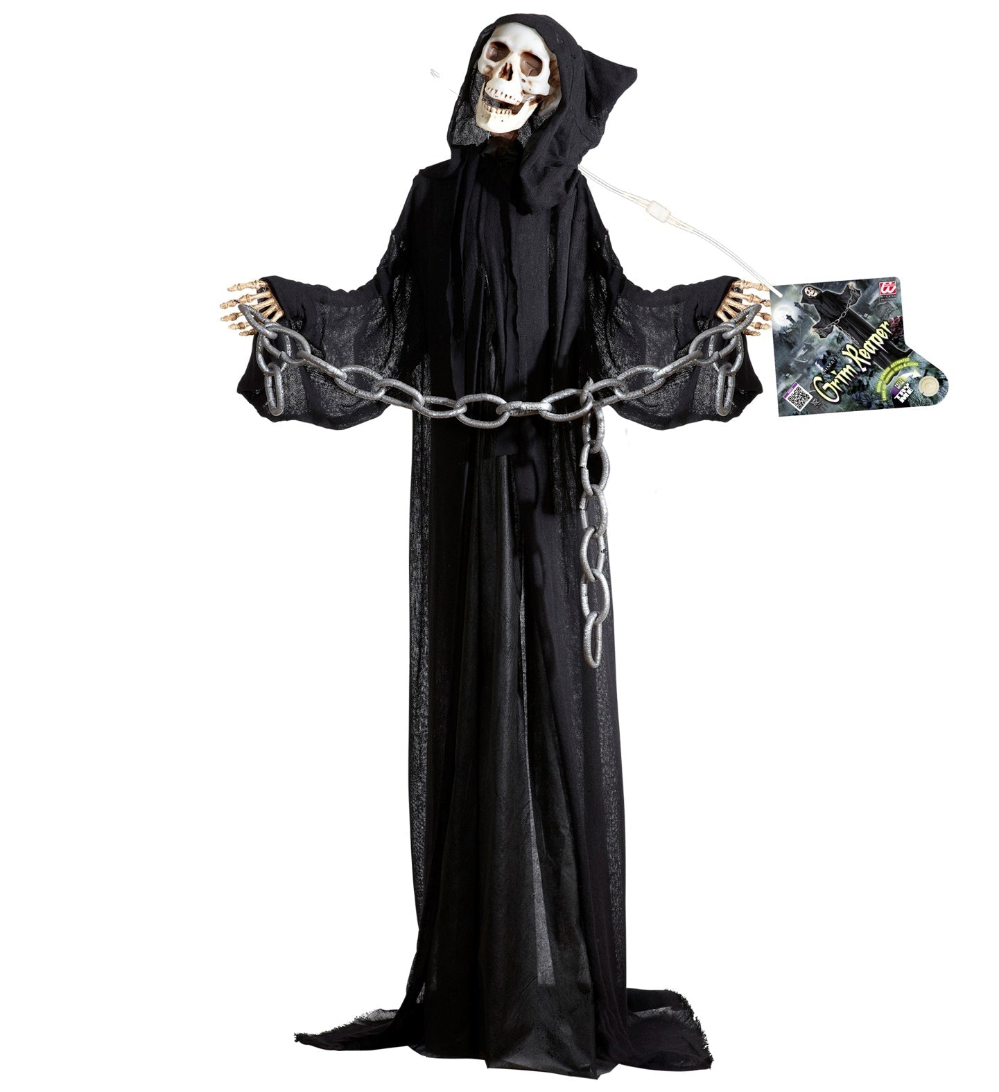 Widmann Grim Reaper Animierte Figur – 162cm Mit Licht Und Sound - Fasnacht24.ch