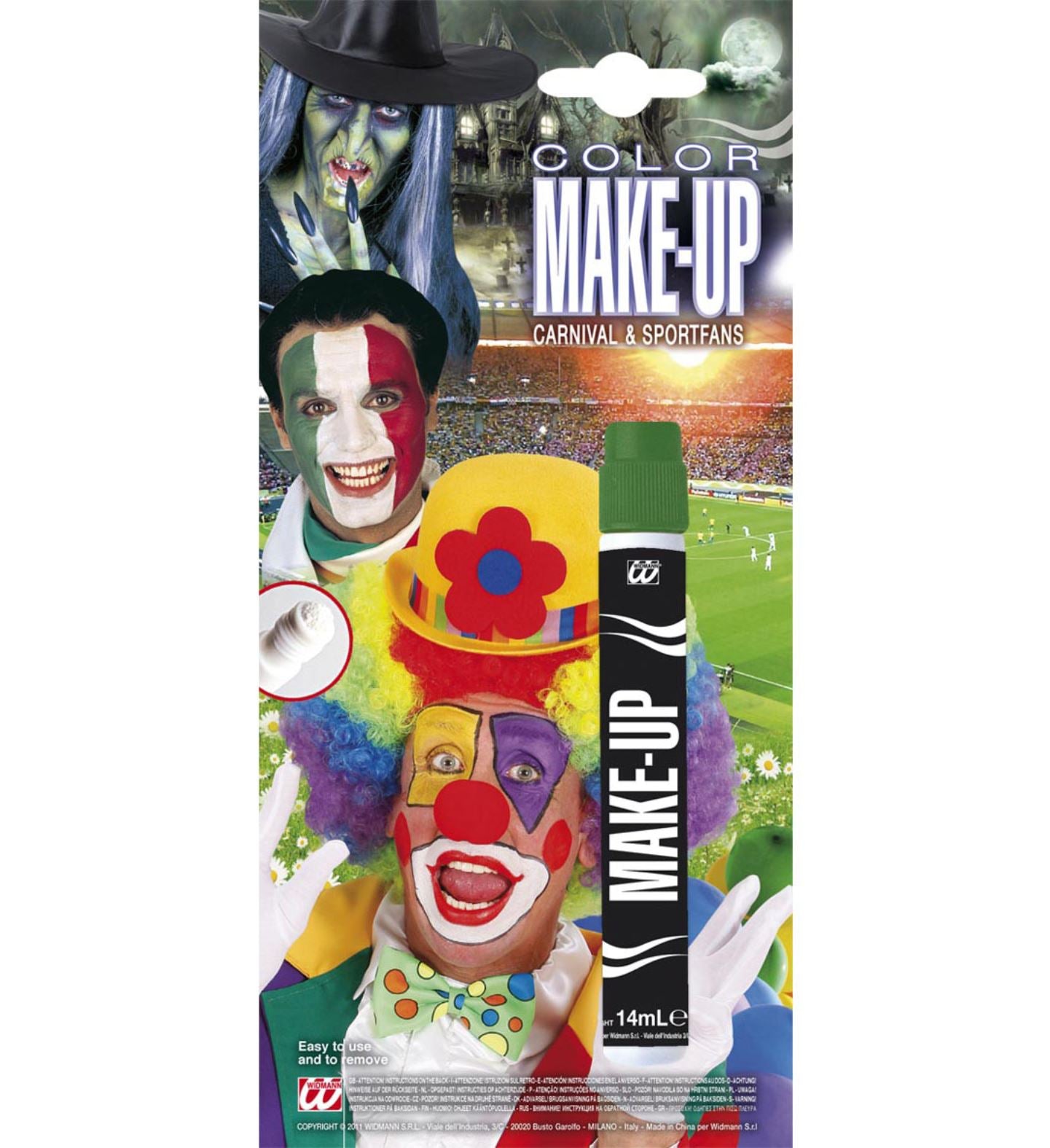 Widmann grüner Farbkorrekturstift zur Neutralisierung von Rötungen mit cremiger Textur.