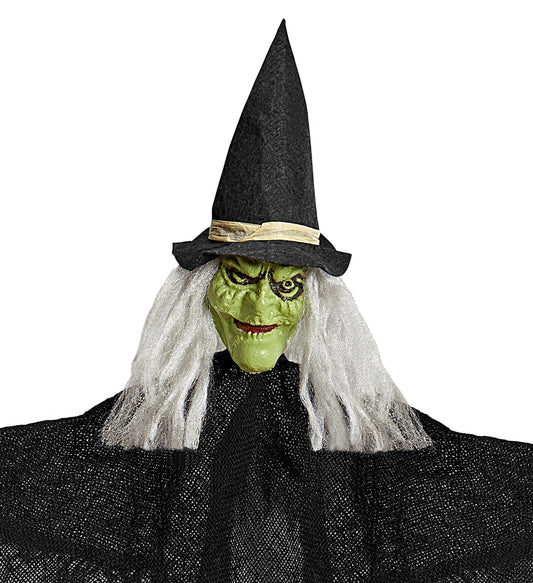 Widmann Hexe Hängende Halloween Dekoration – 50cm Wetterfest - Fasnacht24.ch
