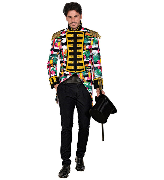 Widmann Herren Frack – Buntes Neon Hawaii Parade Kostüm - Fasnacht24.ch