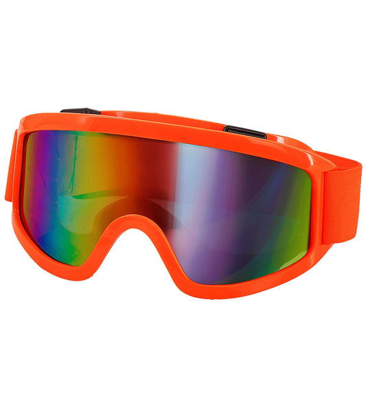 Skibrille Widmann 80s Neon Orange – Anti-Beschlag & UV-Schutz - Fasnacht24.ch