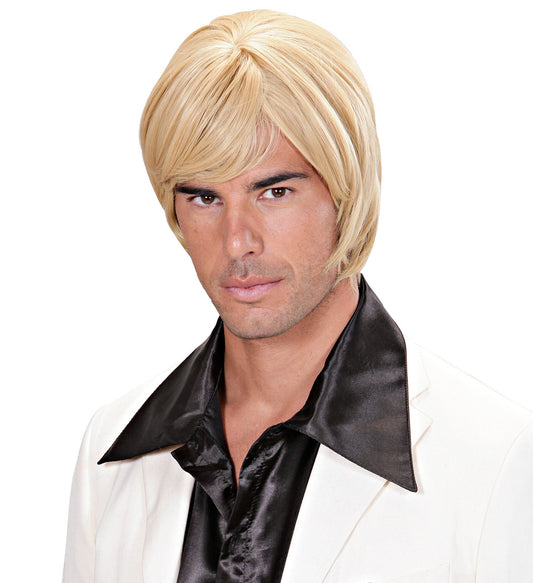 Widmann Herrenperücke Dream Hair Adam Blond – Verstellbar, Hitzebeständig - Fasnacht24.ch