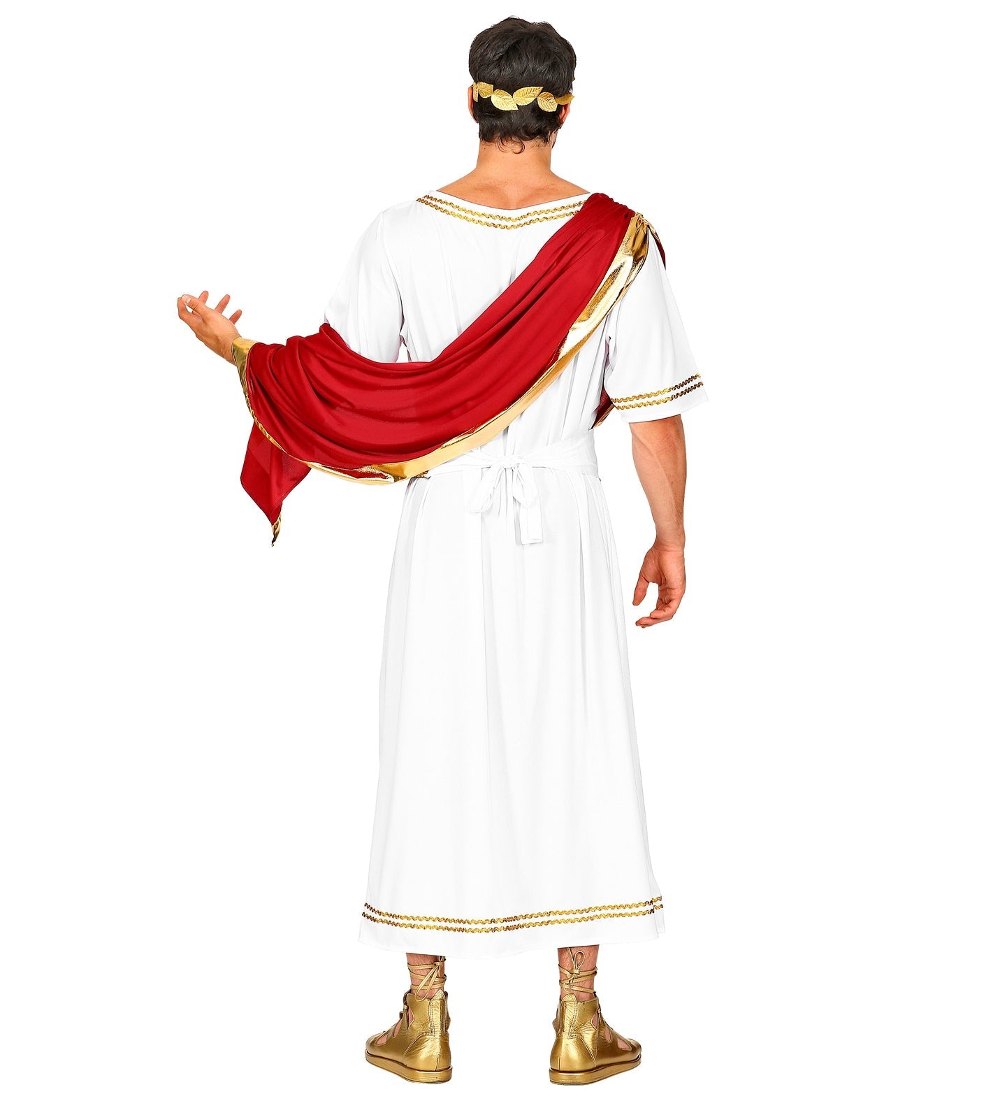 Widmann Römisches Nero Kaiser Kostüm – Tunika Mit Goldschärpe & Lorbeerkranz - Fasnacht24.ch
