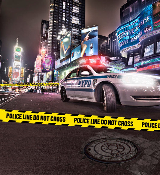 Rotes blinkendes Warnlicht mit Sirene, kompakt und tragbar, sichtbar bis 300 Meter.