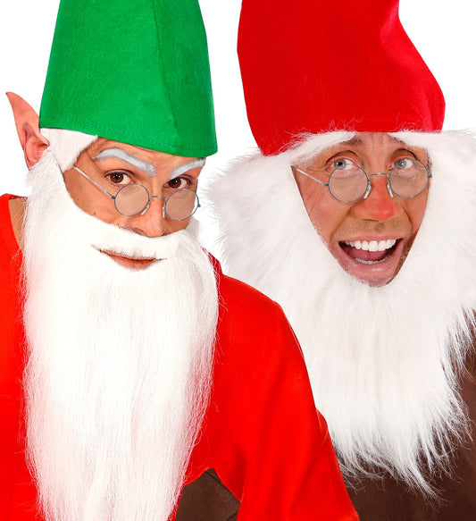 Widmann Santa Brille – Metall Rundbrille Mit Silbernem Rahmen - Fasnacht24.ch