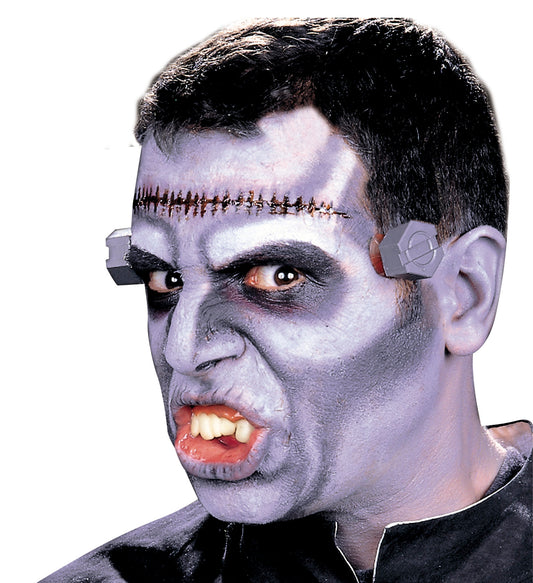 Widmann Monster Schminkset mit bunten Farben, Schwämmen und Applikatoren für Halloween.