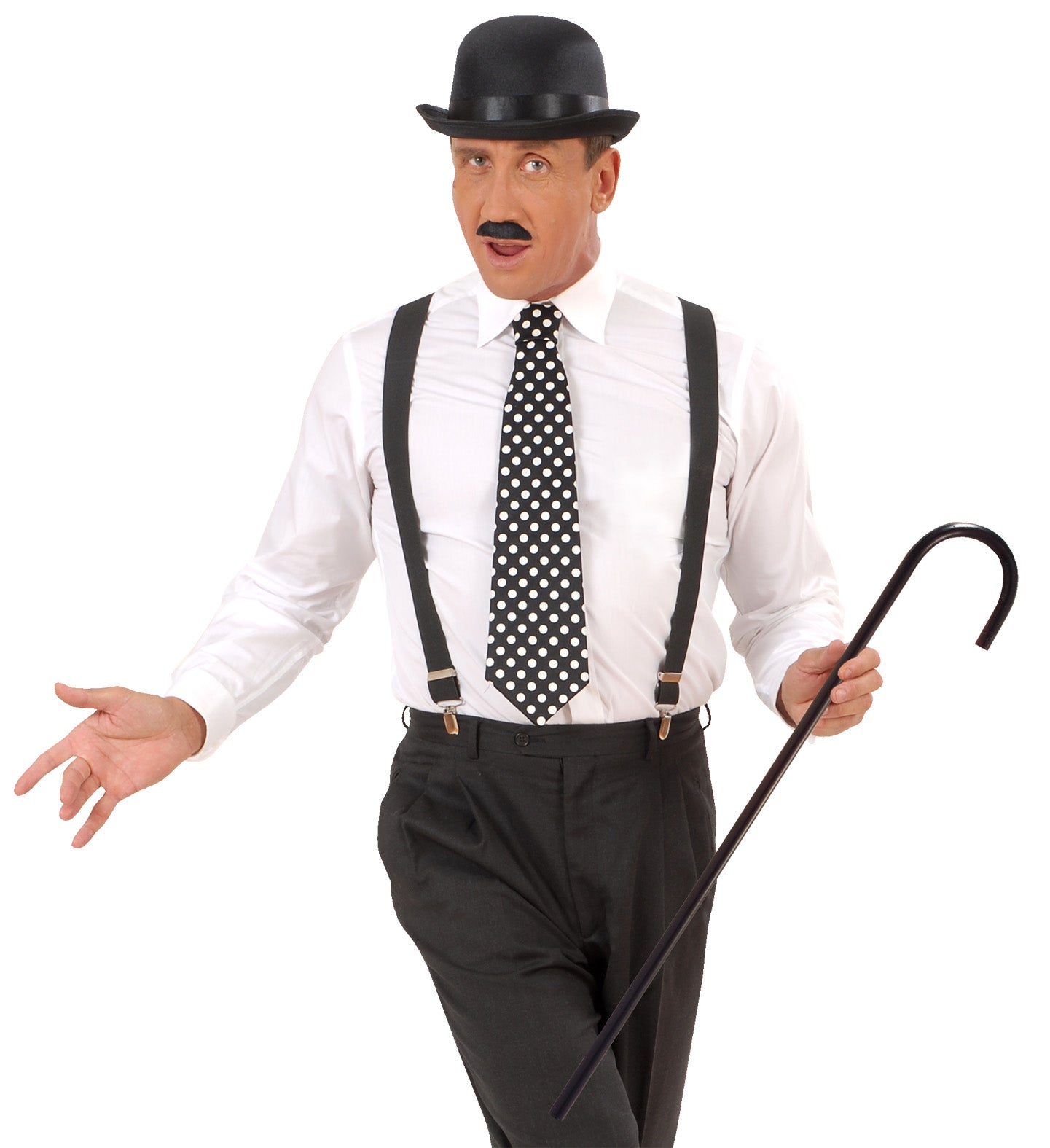 Gehstock Verstellbar 80cm – Widmann Aluminium Walking Stick Schwarz - Fasnacht24.ch