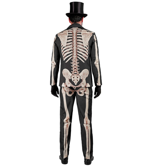 Widmann Skelett Halloween Anzug – Herrenanzug mit Jackett & Hose - Fasnacht24.ch