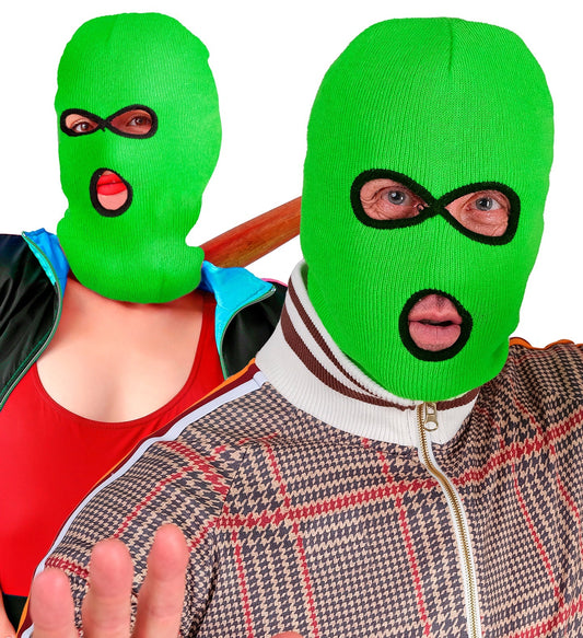 Widmann Sturmhaube Neon Grün – Atmungsaktiv & Warm Für Erwachsene - Fasnacht24.ch