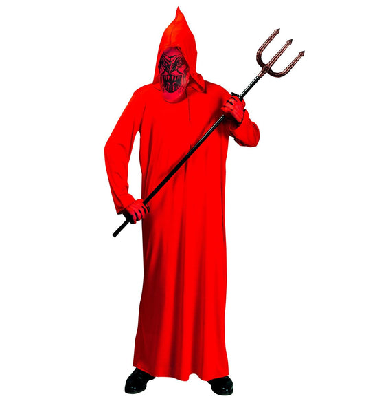 Widmann Teufel Kostüm Kapuzengewand Mit Maske – Leichtes Halloween Outfit - Fasnacht24.ch