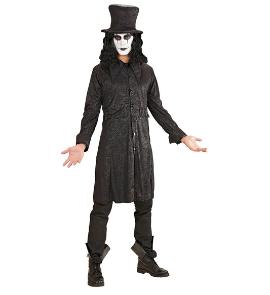 Widmann Raben Kostüm für Herren – Schwarze Weste, Zylinder & Flügel - Fasnacht24.ch