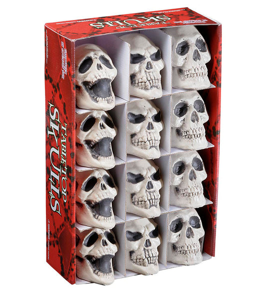 Widmann Totenkopf Skull Dekoration – 12cm Resin Gothic Design - Fasnacht24.ch