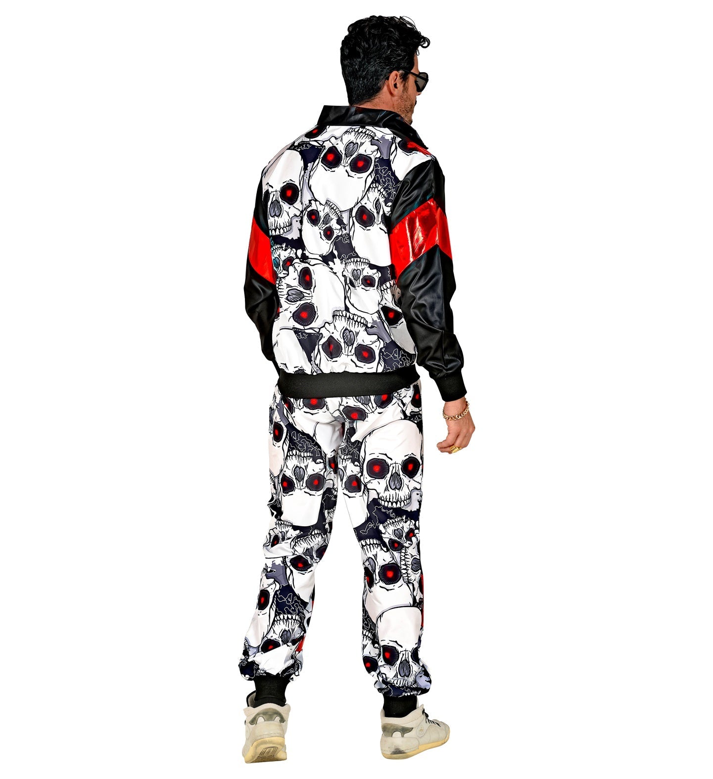Widmann Unisex Totenkopf Jogginganzug – 100% Polyester Tracksuit Set - Fasnacht24.ch