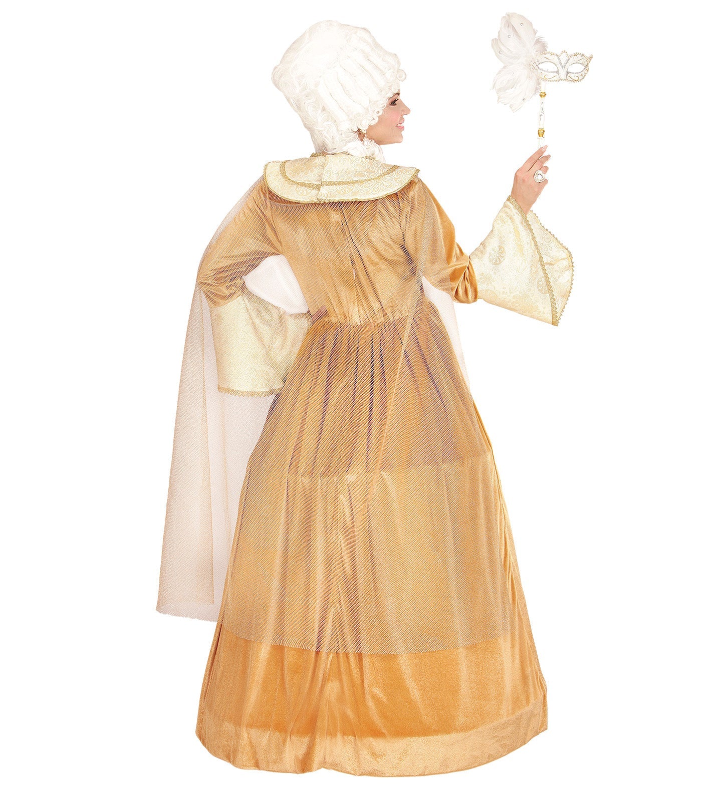 Widmann Venezianisches Damenkostüm – Edeldame mit Reifrock & Umhang - Fasnacht24.ch