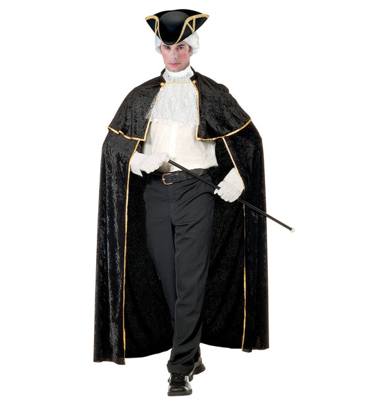 Widmann Venezianischer Umhang 142 cm – Samt-Jabot, Leicht & Faltenfrei - Fasnacht24.ch