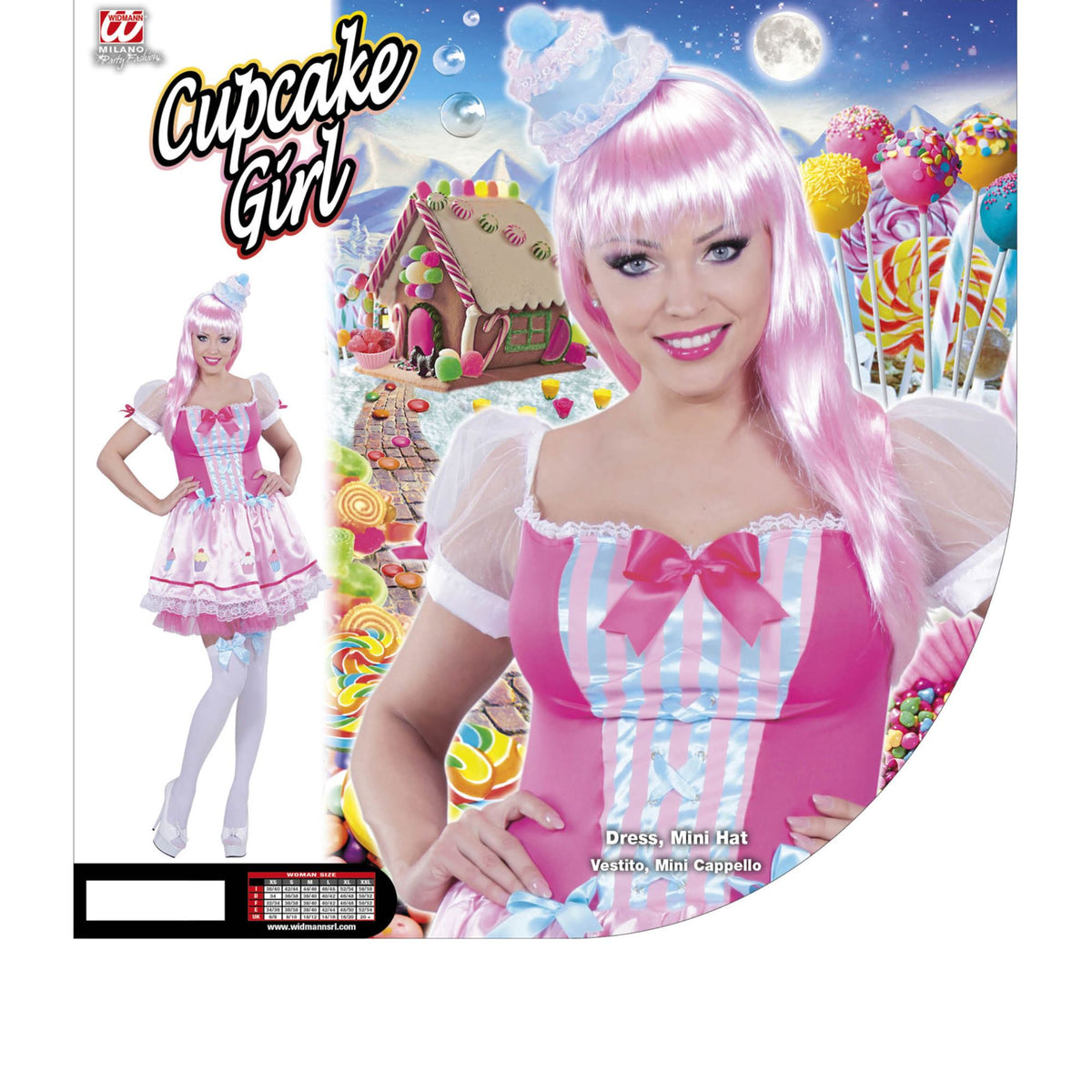 "CUPCAKE GIRL" (Kleid, Minihut)