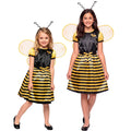 Widmann Bienen-Kostüm mit Kleid Flügeln und Fühlern für Kinder