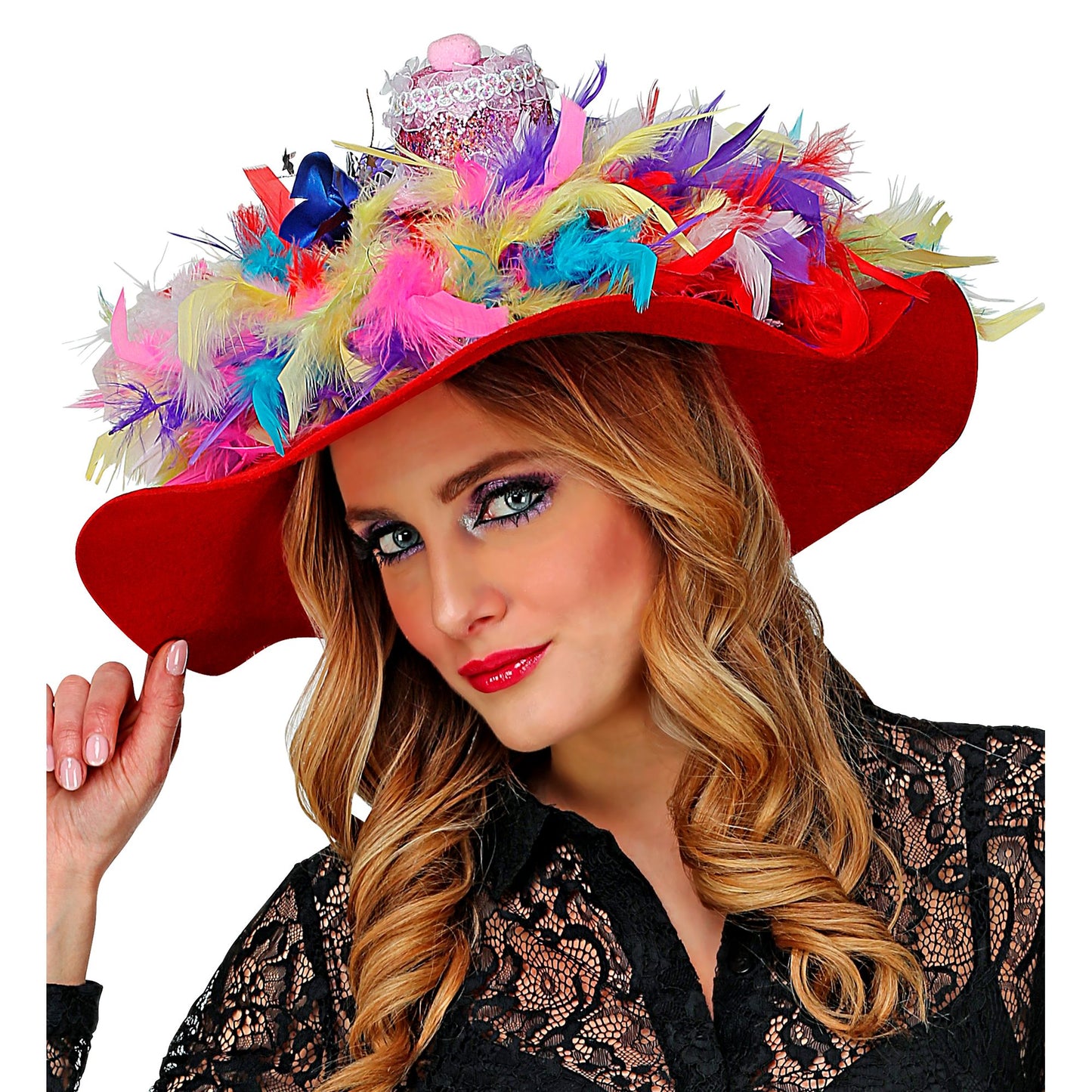 50 rosa Federn ca. 10 cm – leichte Deko für Fasnacht & Mottoparty