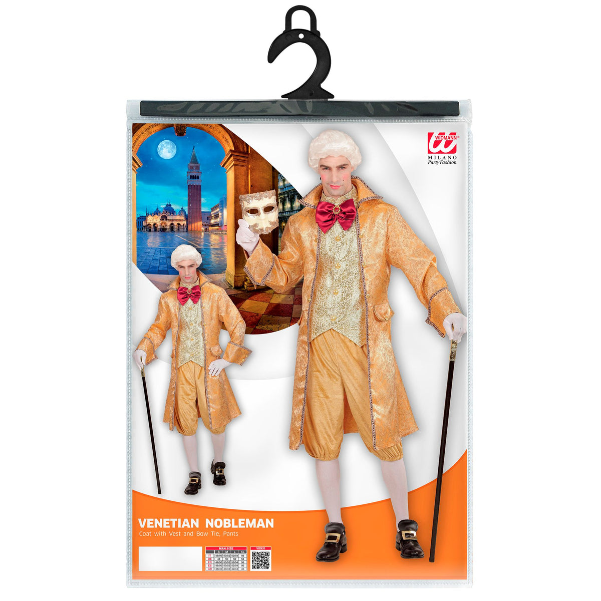 "VENEZIANISCHER EDELMANN" (Mantel mit Weste und Fliege, Hose)