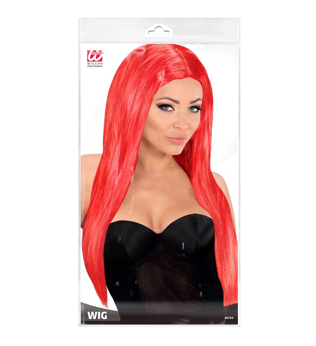 "ROTE GLAMOUR PERÜCKE" in Polybag