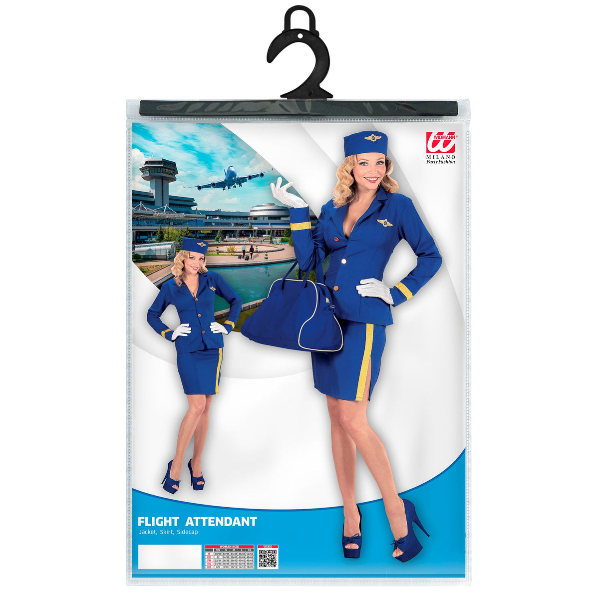 "STEWARDESS" (Jacke, Rock, Mütze)