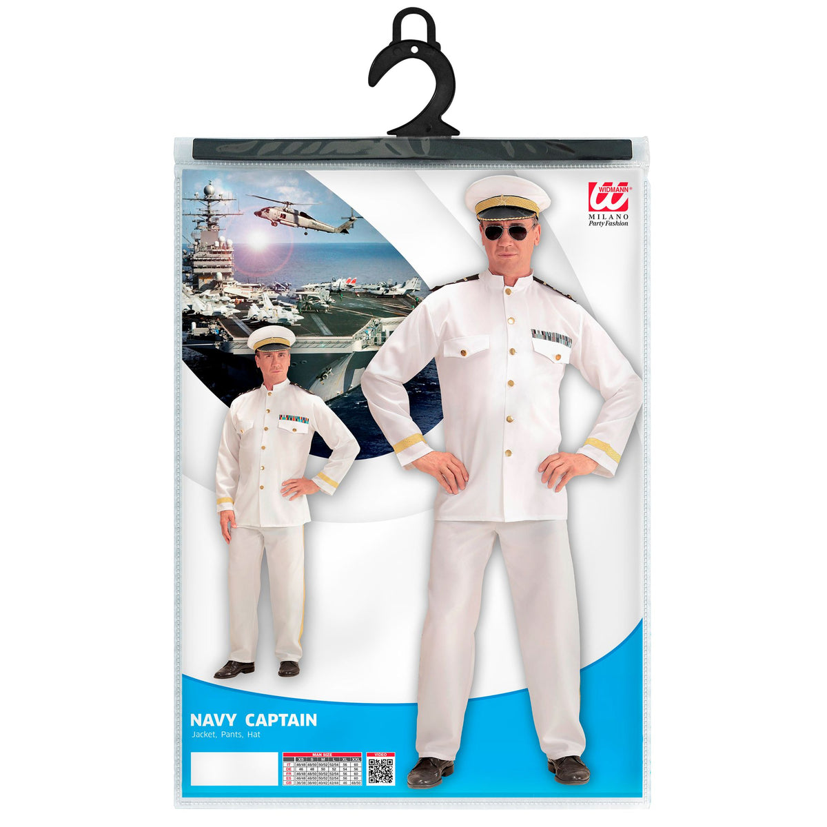 "NAVY CAPTAIN" (Jacke, Hose, Mütze)