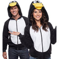 Widmann Enten-Fleecejacke mit Kapuze in Gelb für Fasnacht – Produktansicht