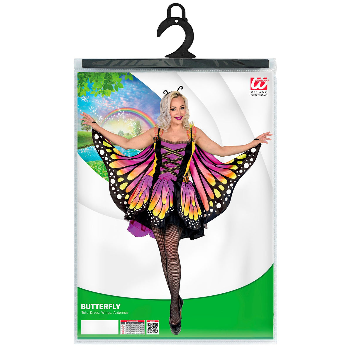 "SCHMETTERLING" (Kleid mit Tutu, Flügel, Antennen)